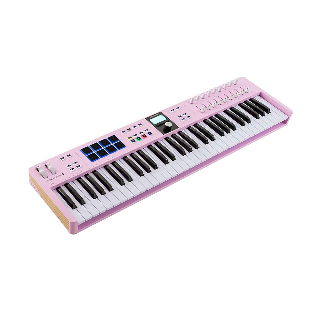 Arturia KeyLab Essential 61 MK3 MIDI Keyboard Controller Rose Quartz