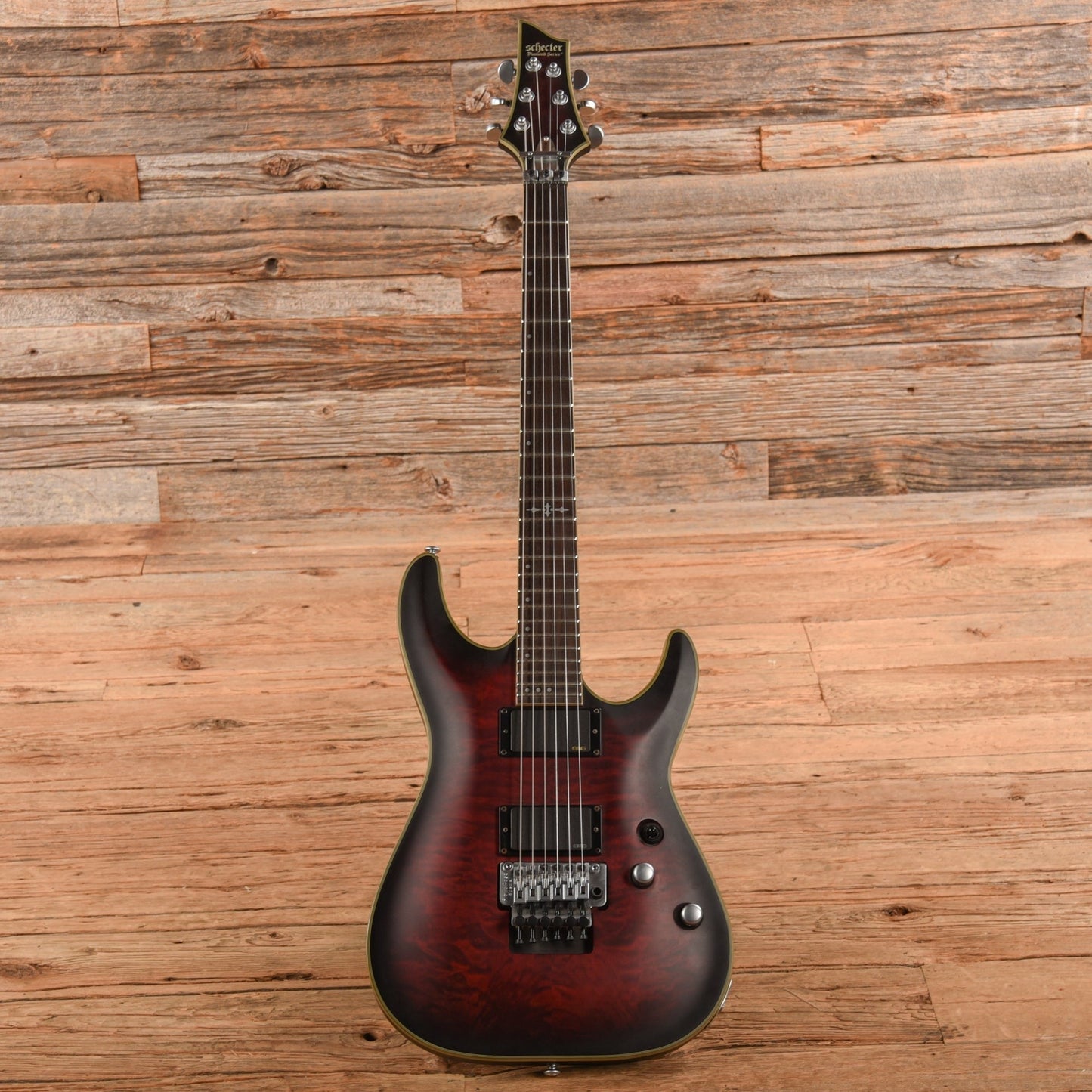 Schecter C-1 FR Platinum Red Burst 2014