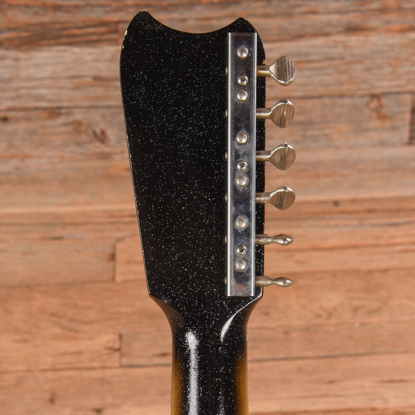 Silvertone Model 1448 w/ Amp in Case Black 1960s