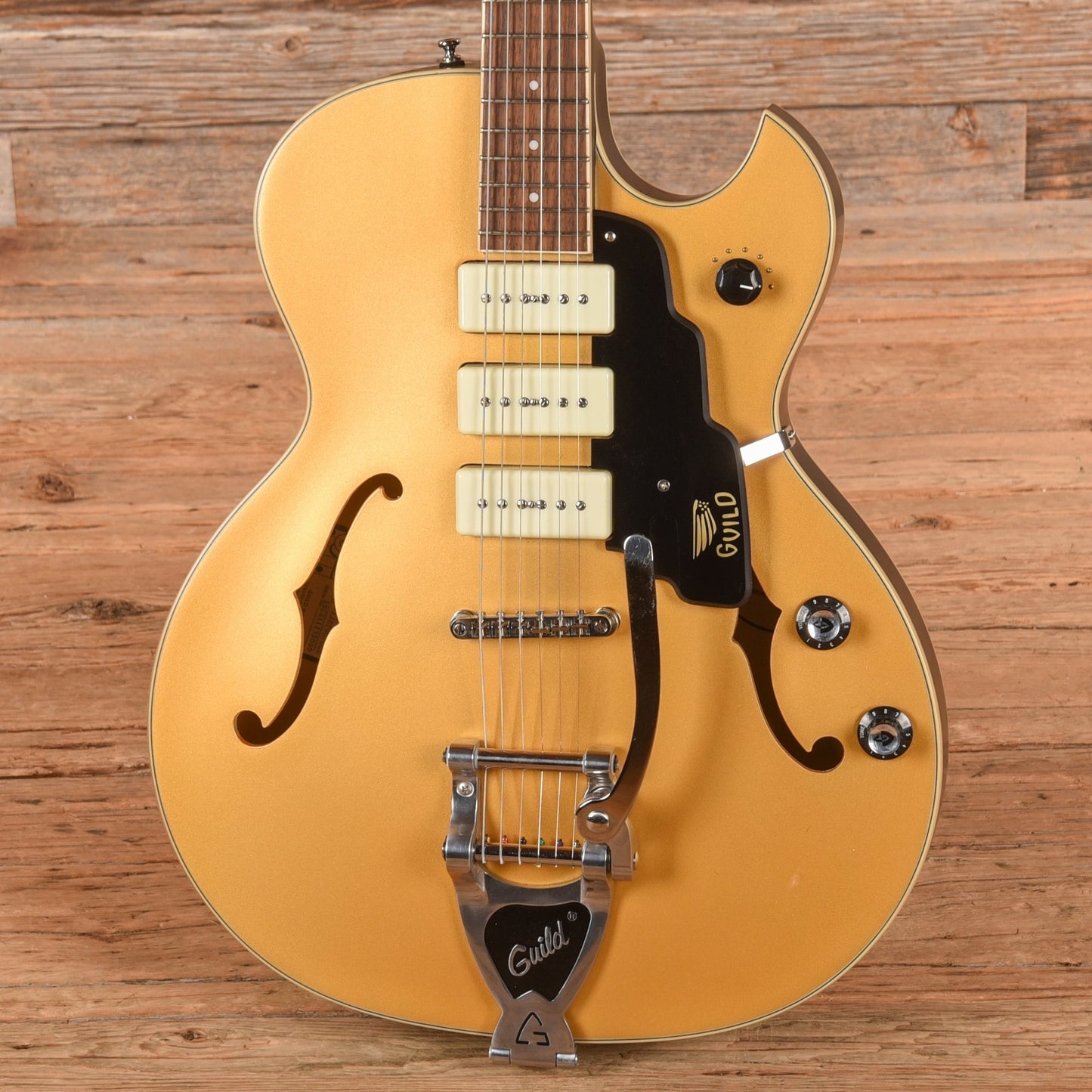 Guild Newark St. Collection Starfire I Jet 90 Satin Gold
