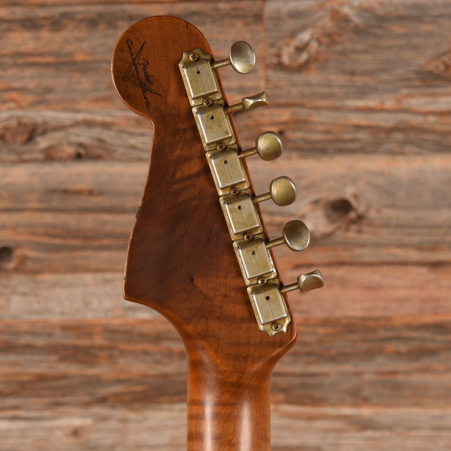 Fender Custom Shop '62 Pine Jazzmaster Heavy Relic Black 2024