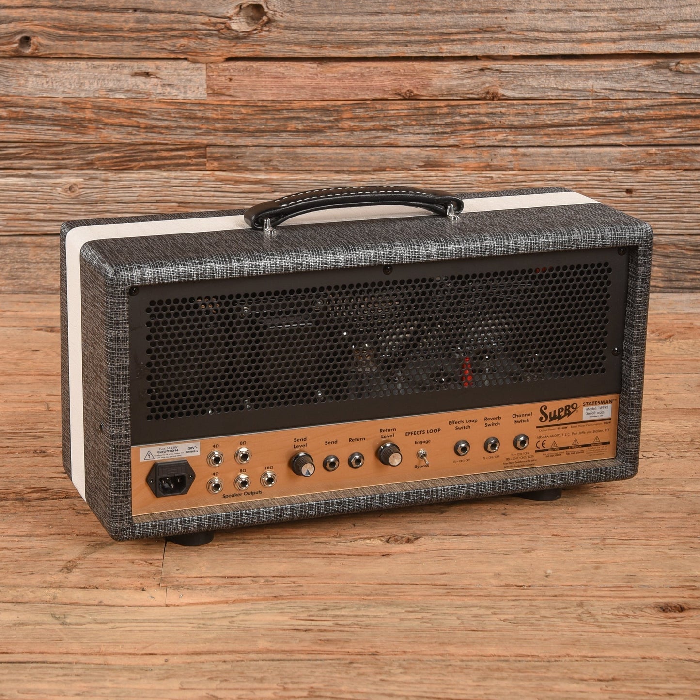 Supro 1699RH Statesman 2-Channel 50-Watt Guitar Amp Head