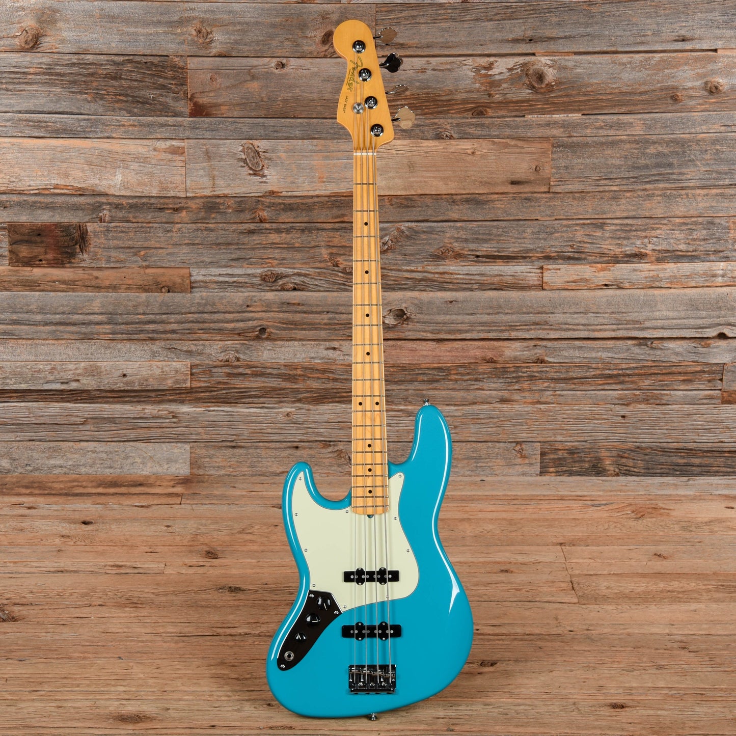 Fender American Professional II Jazz Bass Miami Blue 2022 LEFTY