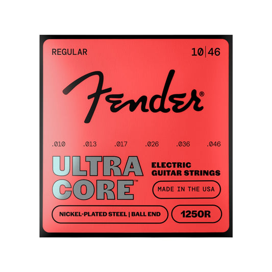 Fender Ultracore 1250R Nickel Plated Ball End Guitar Strings 10-46
