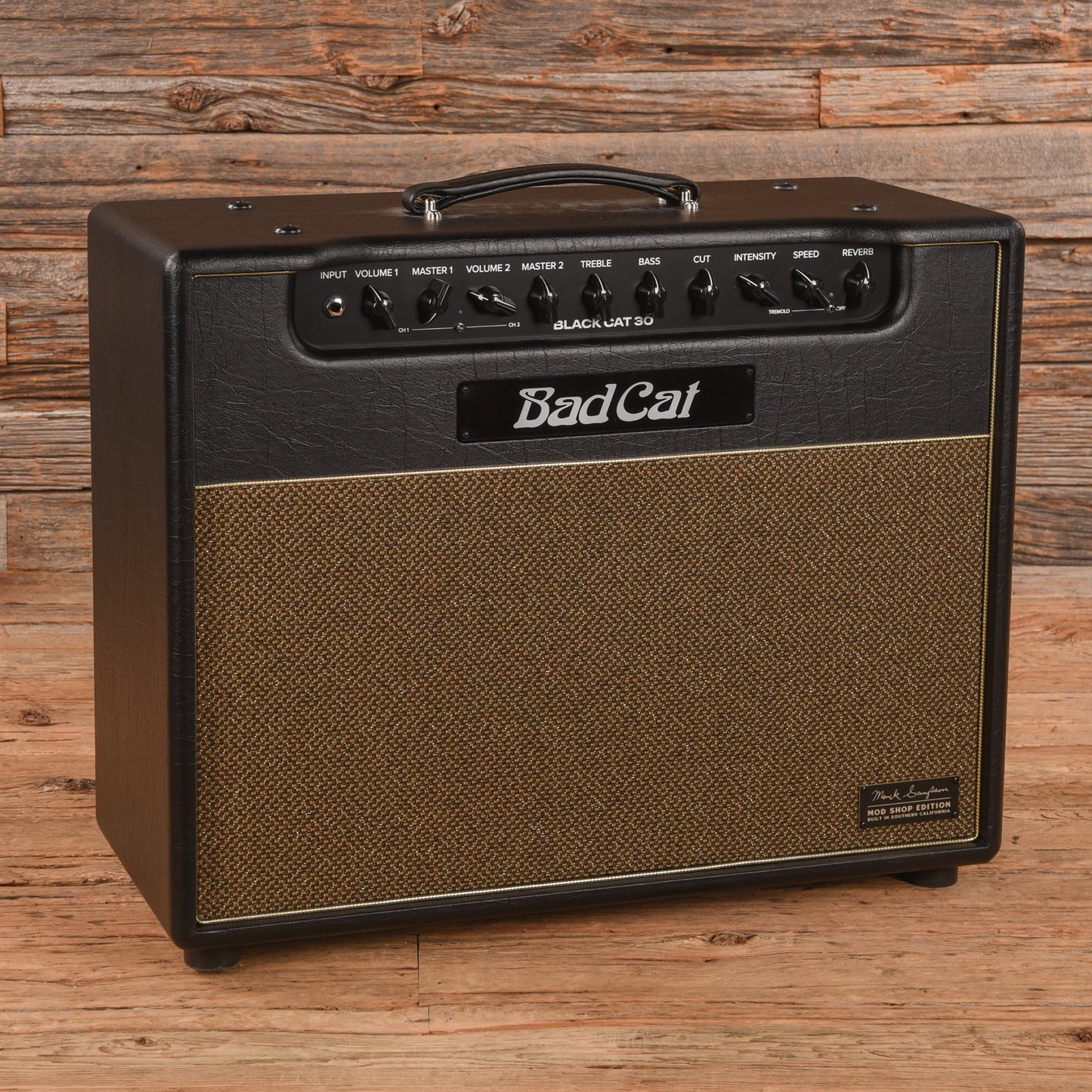 Bad Cat Mod Shop Mark Sampson Designed Black Cat 30 30-Watt 1x12" Guitar Combo Amp