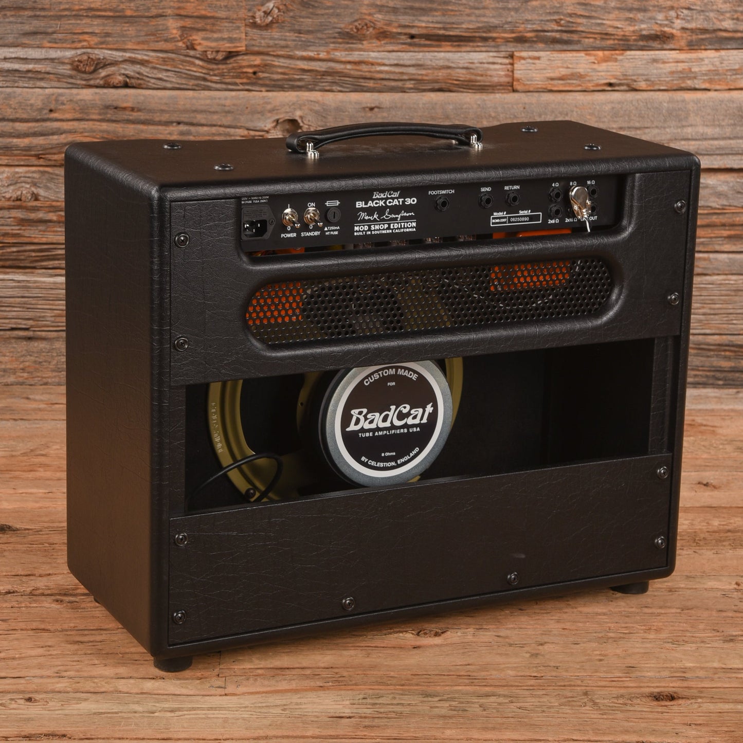 Bad Cat Mod Shop Mark Sampson Designed Black Cat 30 30-Watt 1x12" Guitar Combo Amp