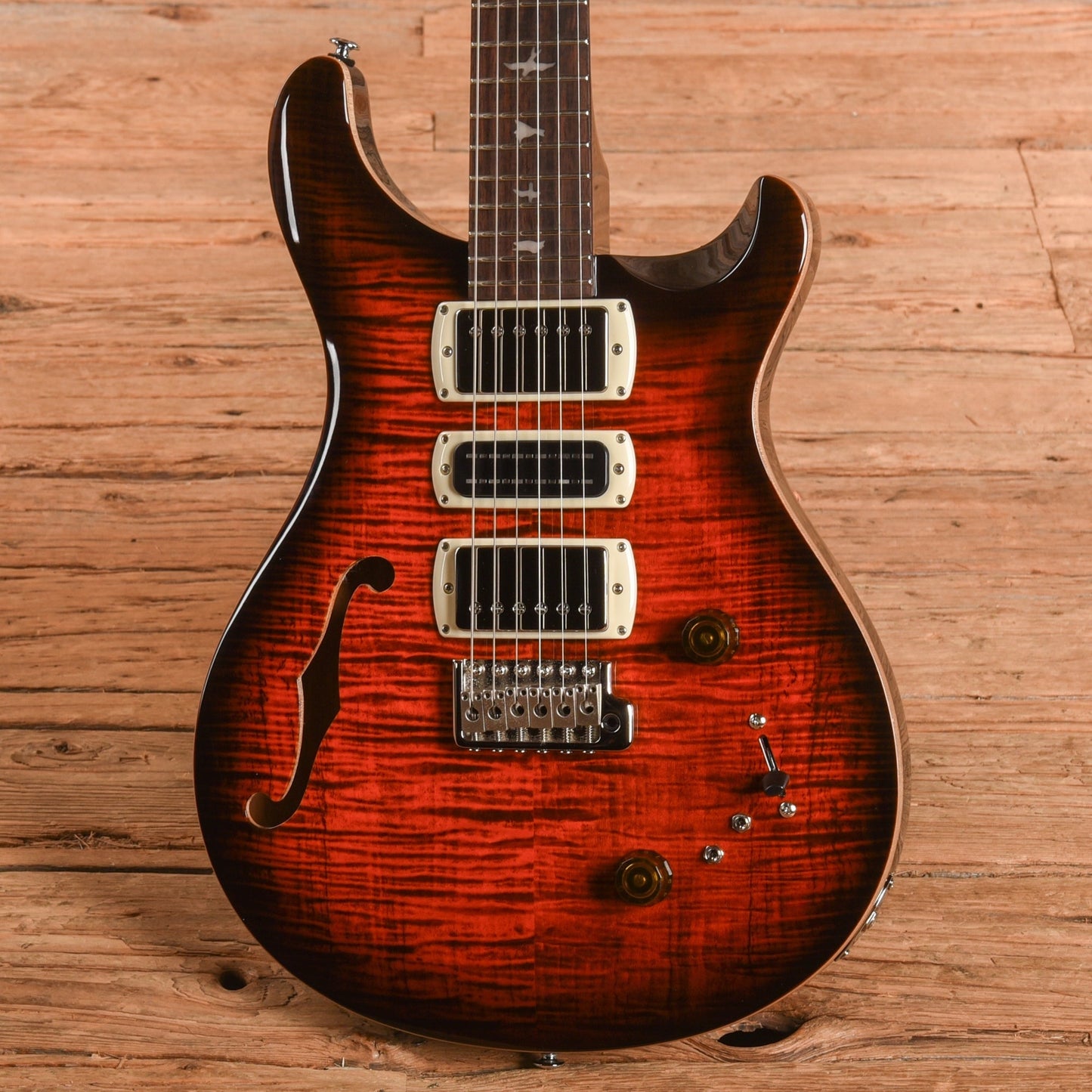 PRS SE Special Semi-Hollow Orange Tiger Smokeburst 2025