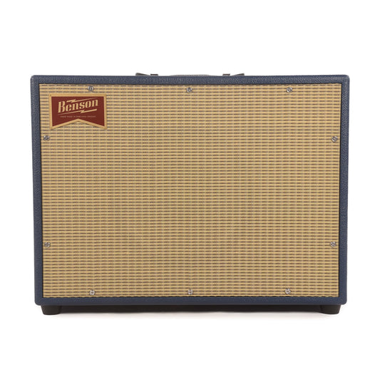 Benson Monarch Reverb Plus 15w 1x12 Combo Amp Blue w/ Wheat Grille