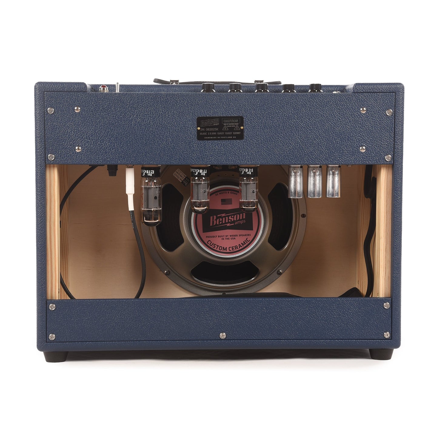 Benson Monarch Reverb Plus 15w 1x12 Combo Amp Blue w/ Wheat Grille