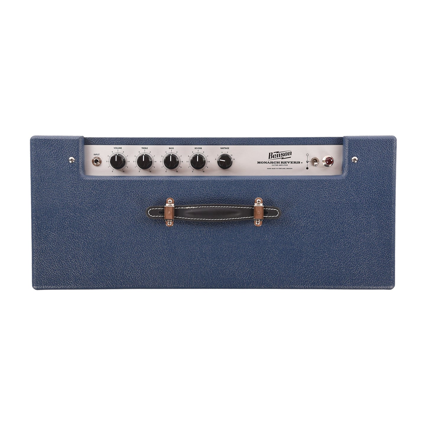 Benson Monarch Reverb Plus 15w 1x12 Combo Amp Blue w/ Wheat Grille