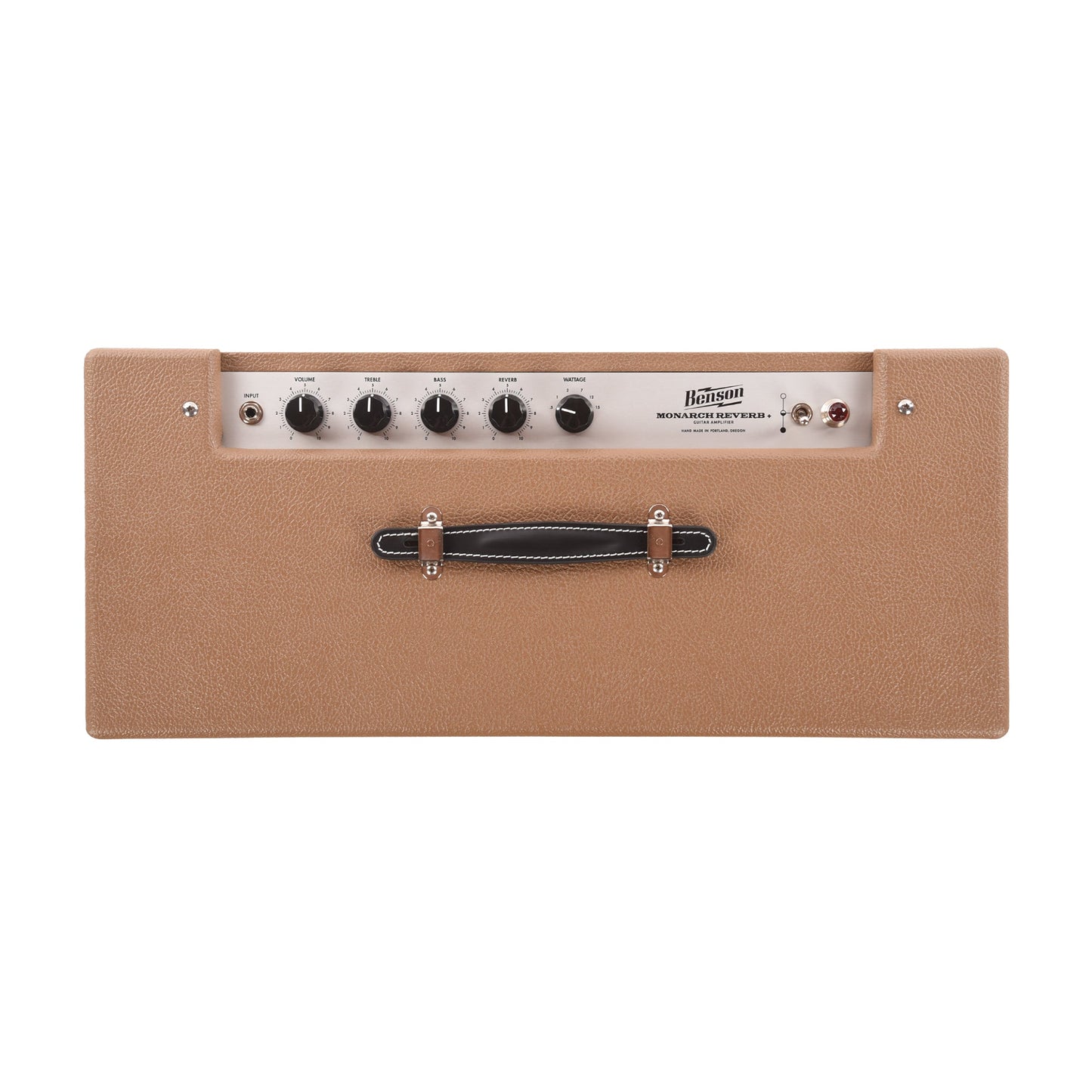 Benson Monarch Reverb Plus 15w 1x12 Combo Amp Brown w/ Wheat Grille