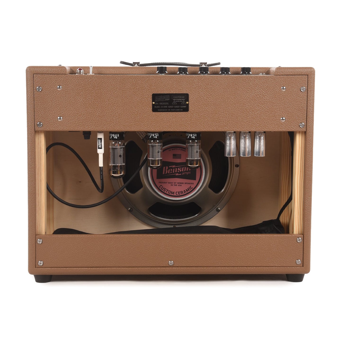 Benson Monarch Reverb Plus 15w 1x12 Combo Amp Brown w/ Wheat Grille
