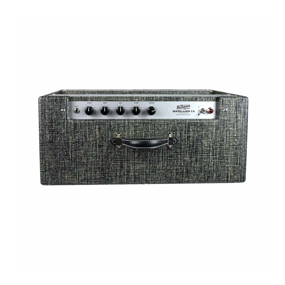 Benson Redland Reverb 15w 1x12 Guitar Combo Amp Black w/ Wheat Grille