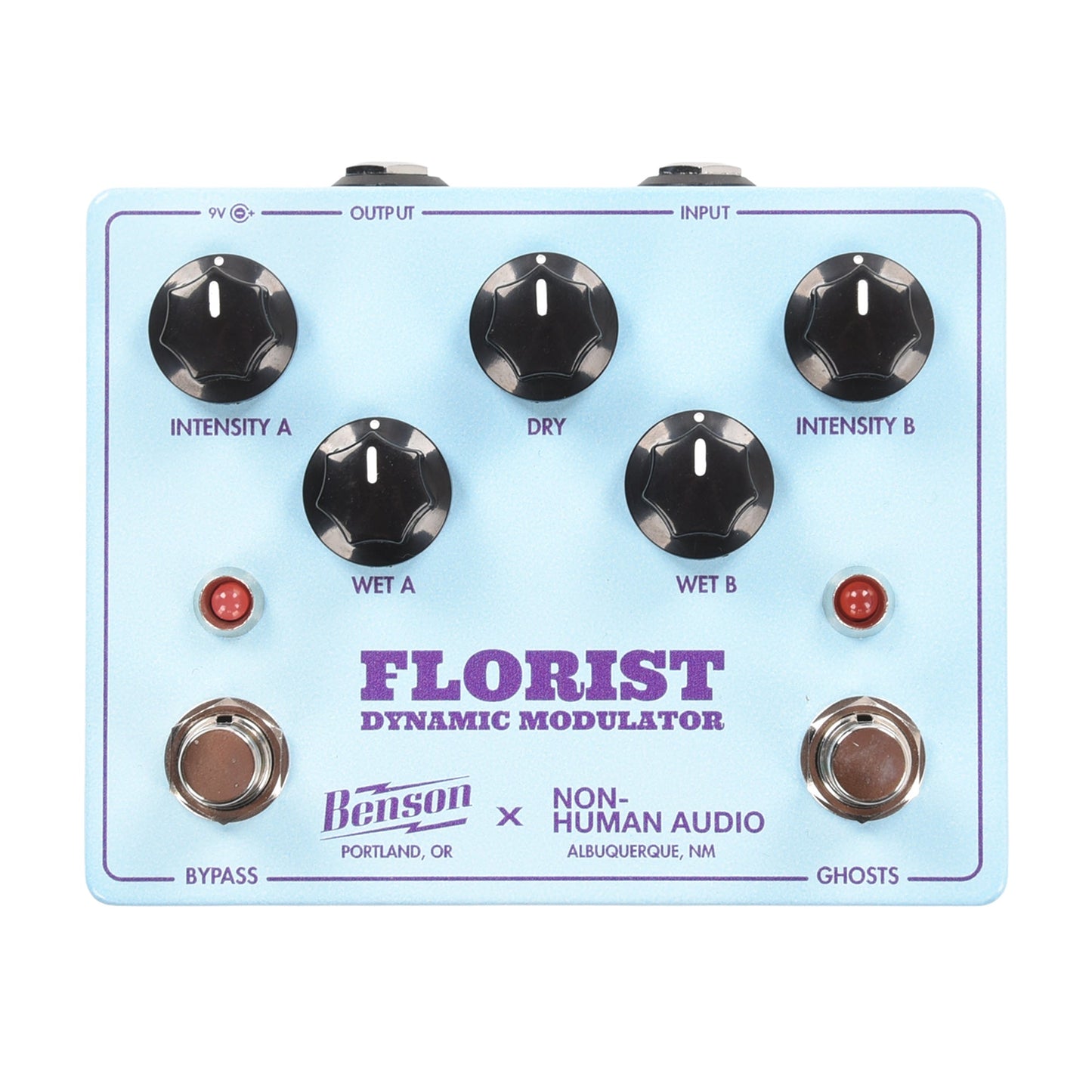 Benson Amps & Non-Human Audio Special Florist Dynamic Modulator Pedal Grape