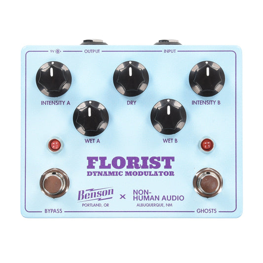 Benson Amps & Non-Human Audio Special Florist Dynamic Modulator Pedal Grape