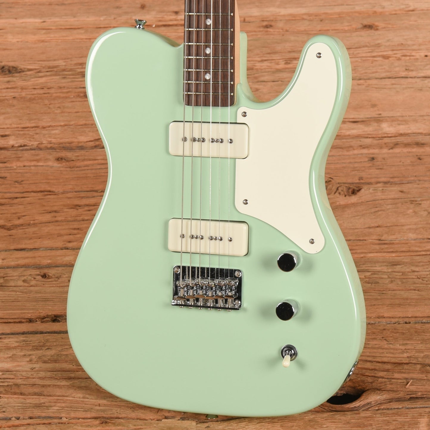 Squier Paranormal Baritone Cabronita Telecaster Sea Foam Green 2022