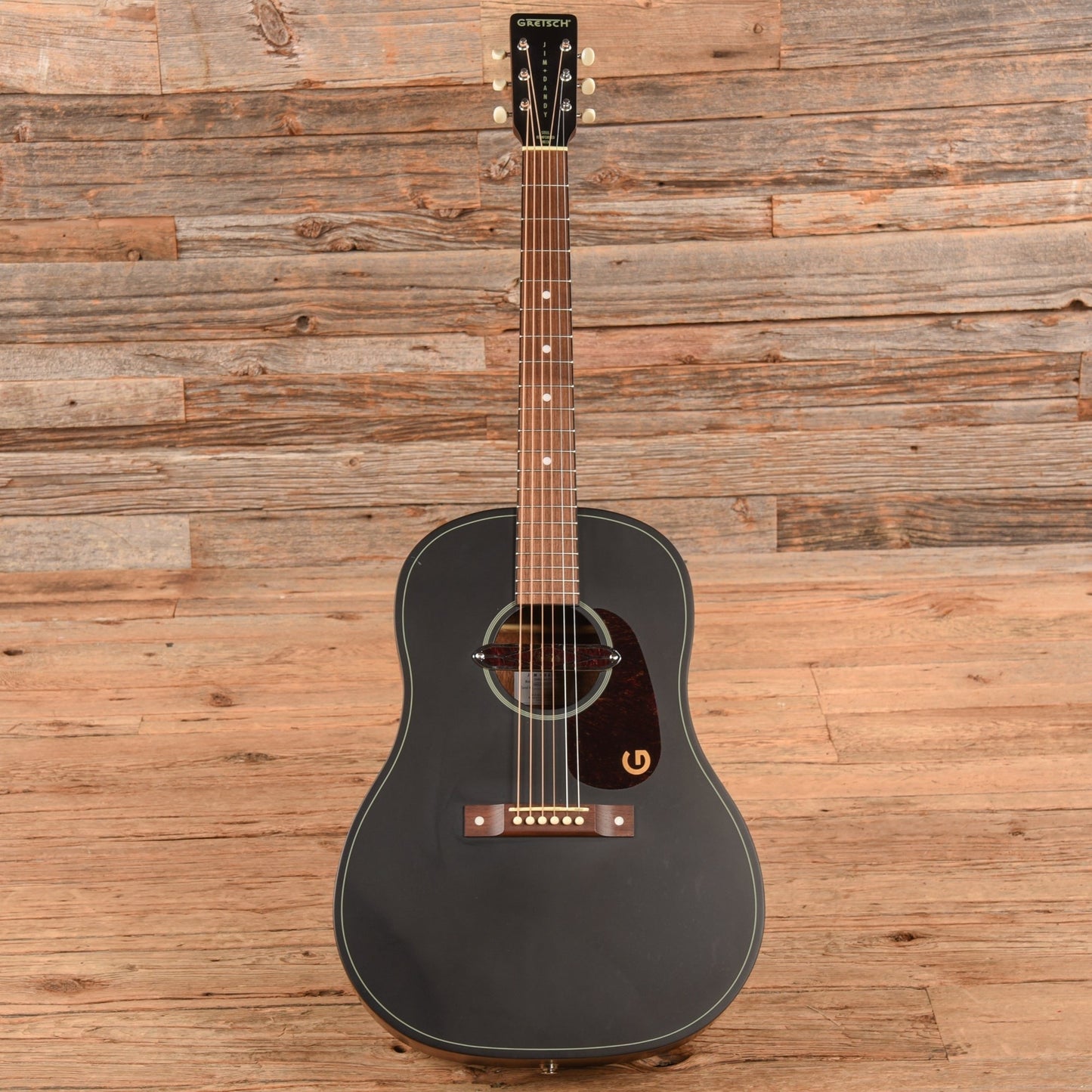 Gretsch Jim Dandy Deltoluxe Dreadnought Black 2024