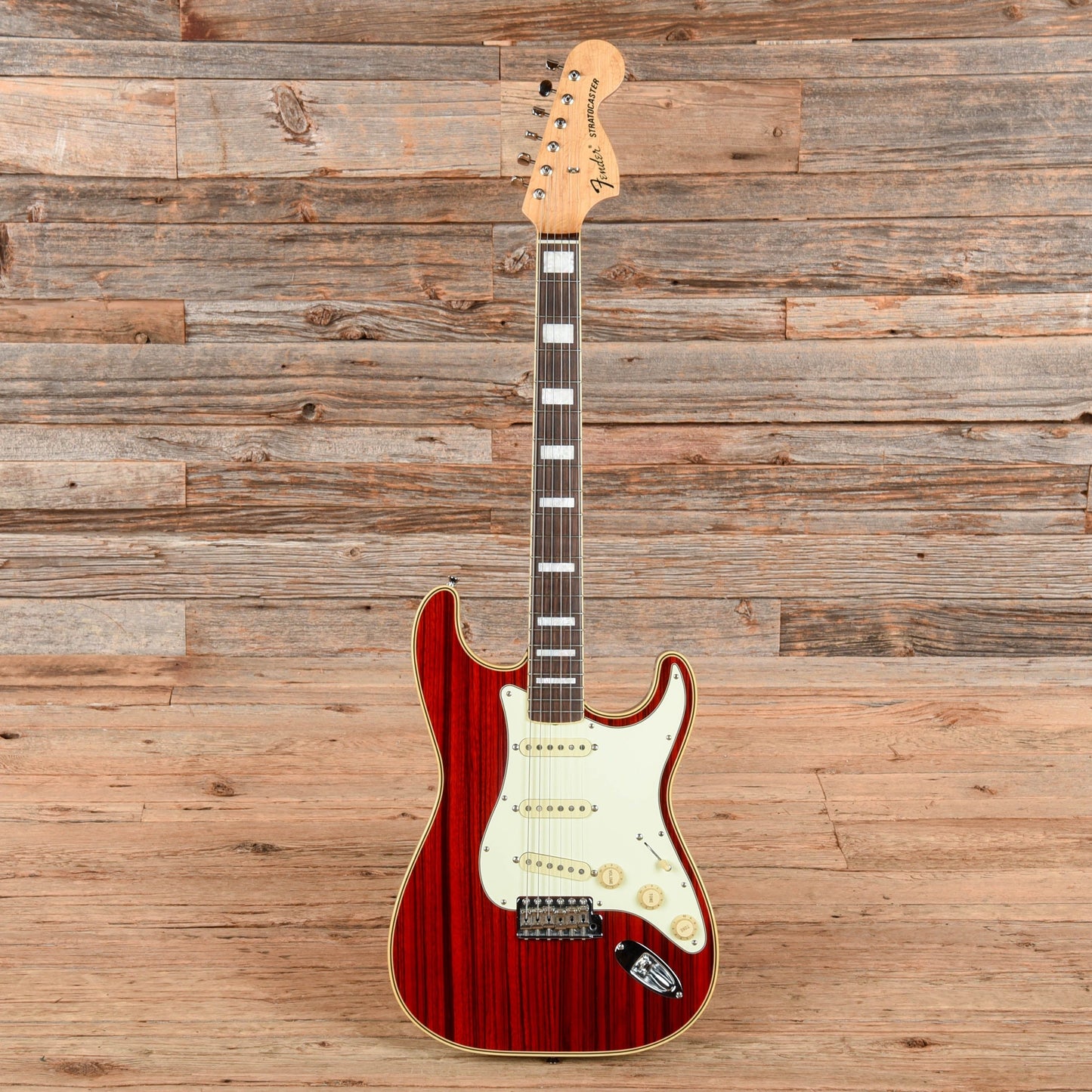 Fender ST68-HO Stratocaster Zebrawood Red 2003