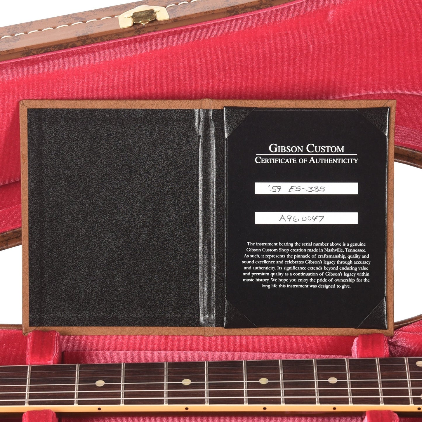 Gibson Custom Shop 1959 ES-335 Reissue Vintage Burst VOS