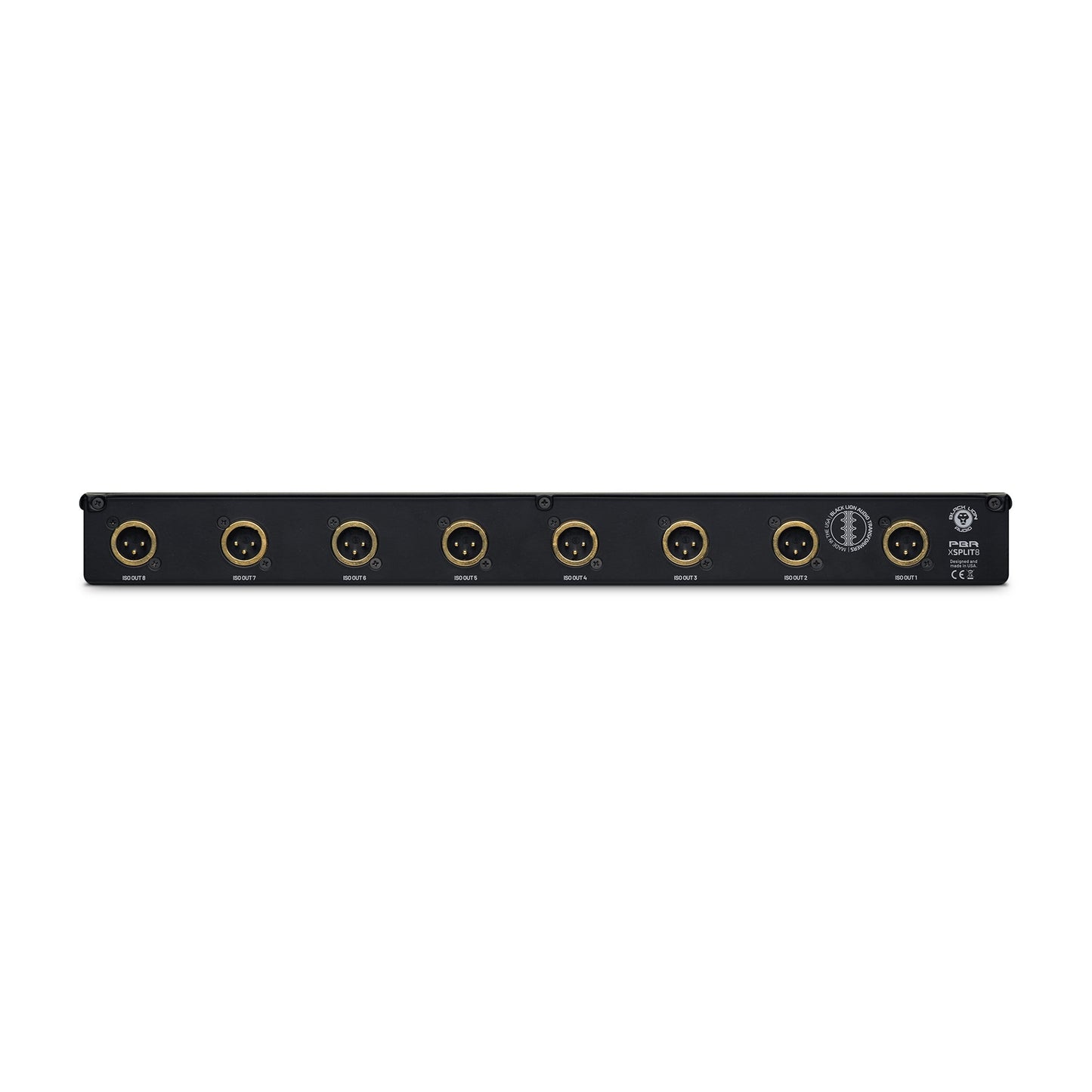 Black Lion Audio PBR XSplit8 Passive XLR Splitter w/ Transformer
