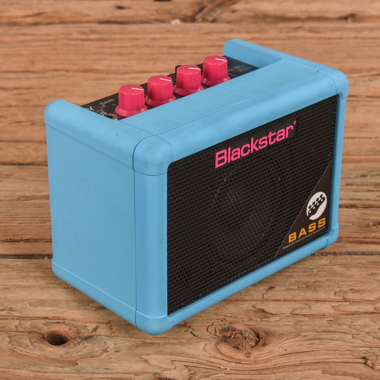 Blackstar Fly 3 Bass Neon 3-Watt 1x3" Battery-Powered Mini Bass Combo Neon Blue