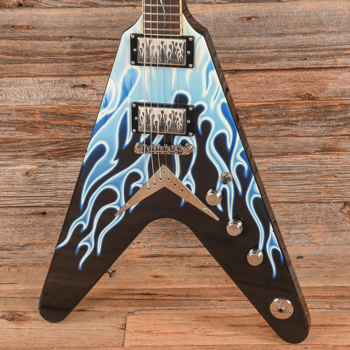 Dean Guitars V Inferno Blue 2007