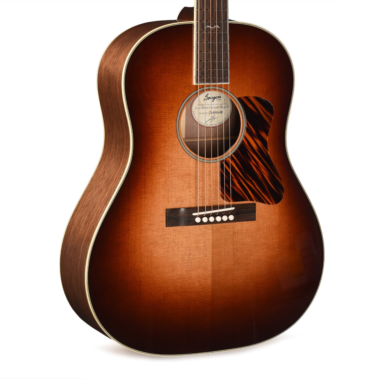 Bourgeois Limited Edition Touchstone Luke Bryan Signature Slope Shoulder Dreadnought Aged Tone Sitka/Walnut Sunburst