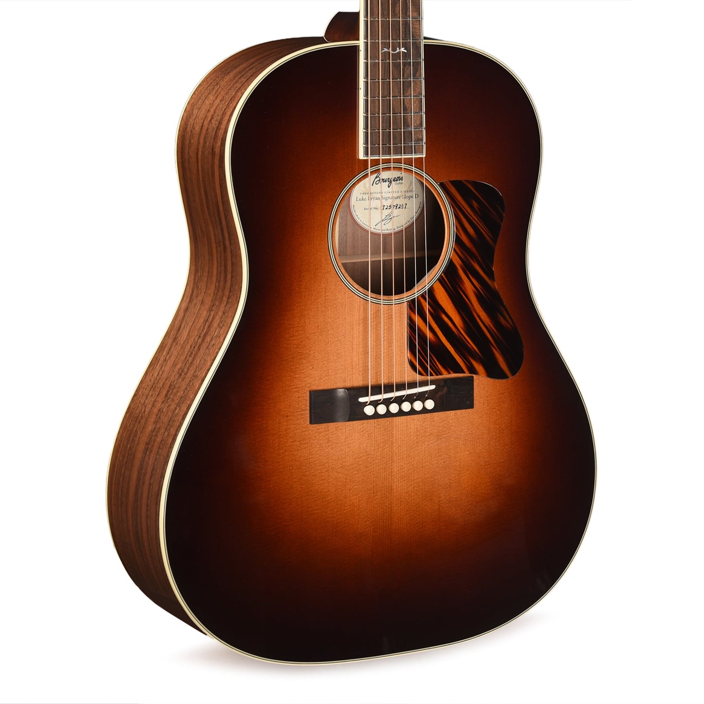 Bourgeois Limited Edition Touchstone Luke Bryan Signature Slope Shoulder Dreadnought Aged Tone Sitka/Walnut Sunburst