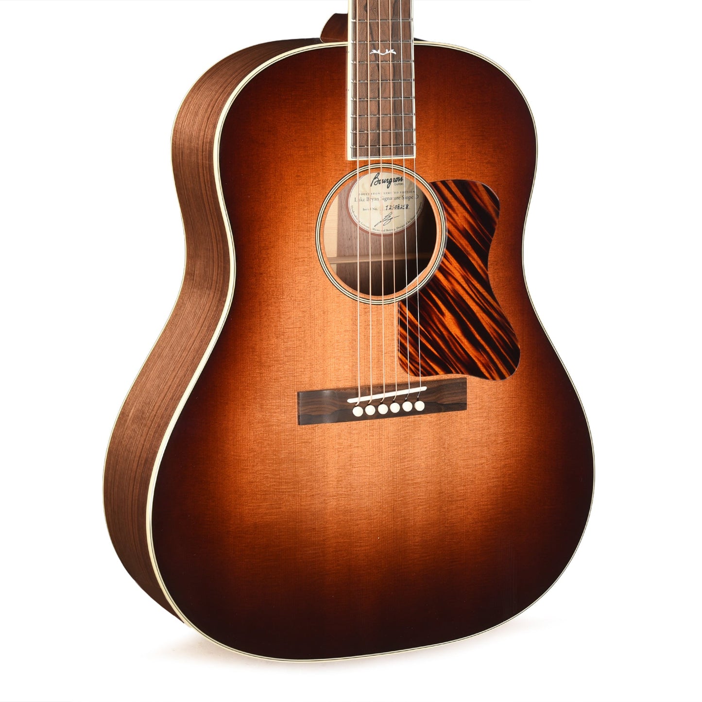 Bourgeois Limited Edition Touchstone Luke Bryan Signature Slope Shoulder Dreadnought Aged Tone Sitka/Walnut Sunburst