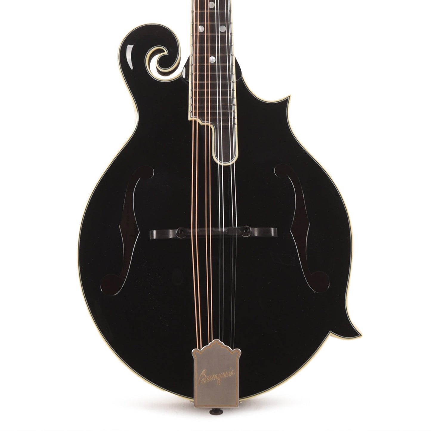 Bourgeois M5 F-Style Mandolin Aged Tone Torrefied Adirondack/Flamed Maple Black
