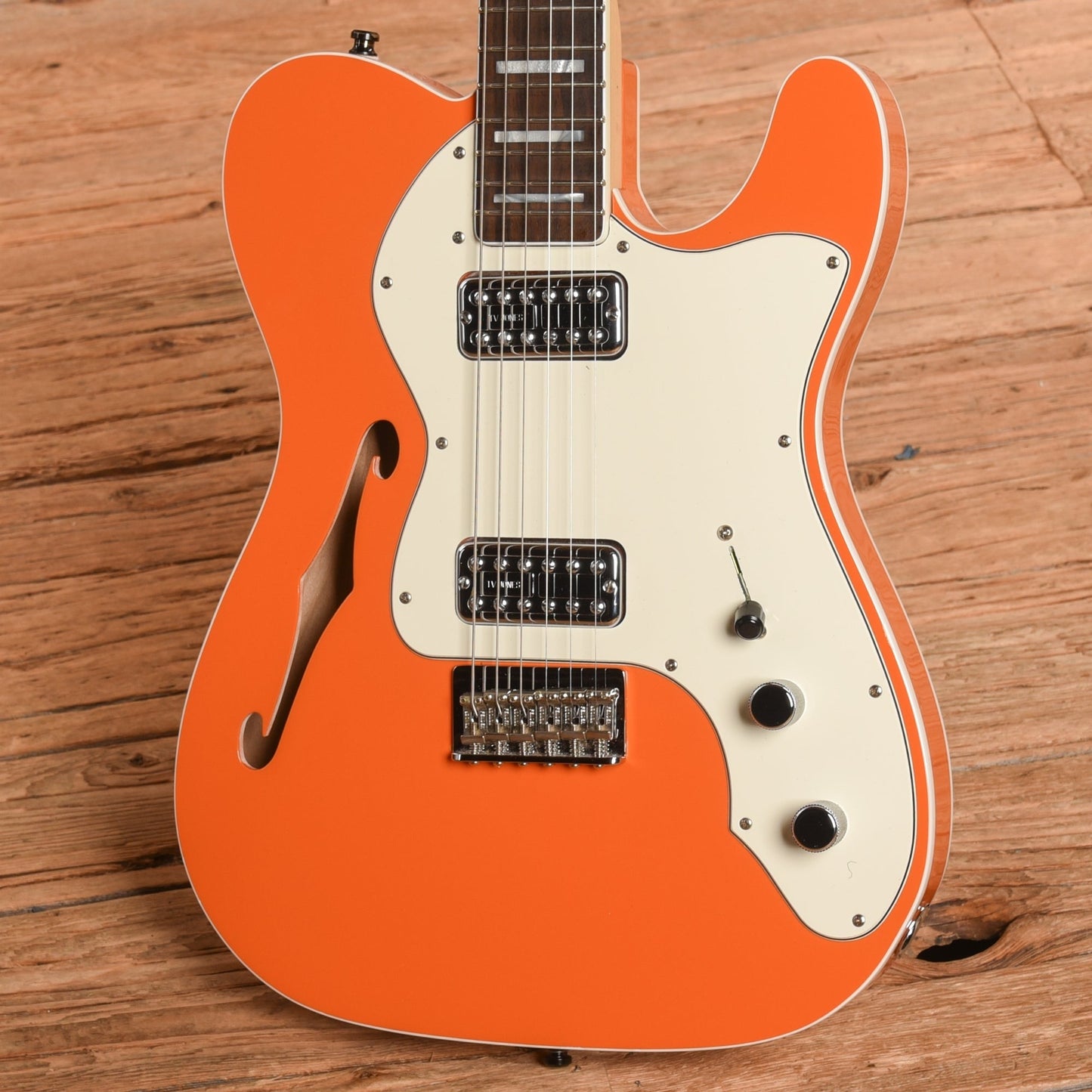 Fender Parallel Universe Deluxe Thinline Super Telecaster Orange 2018