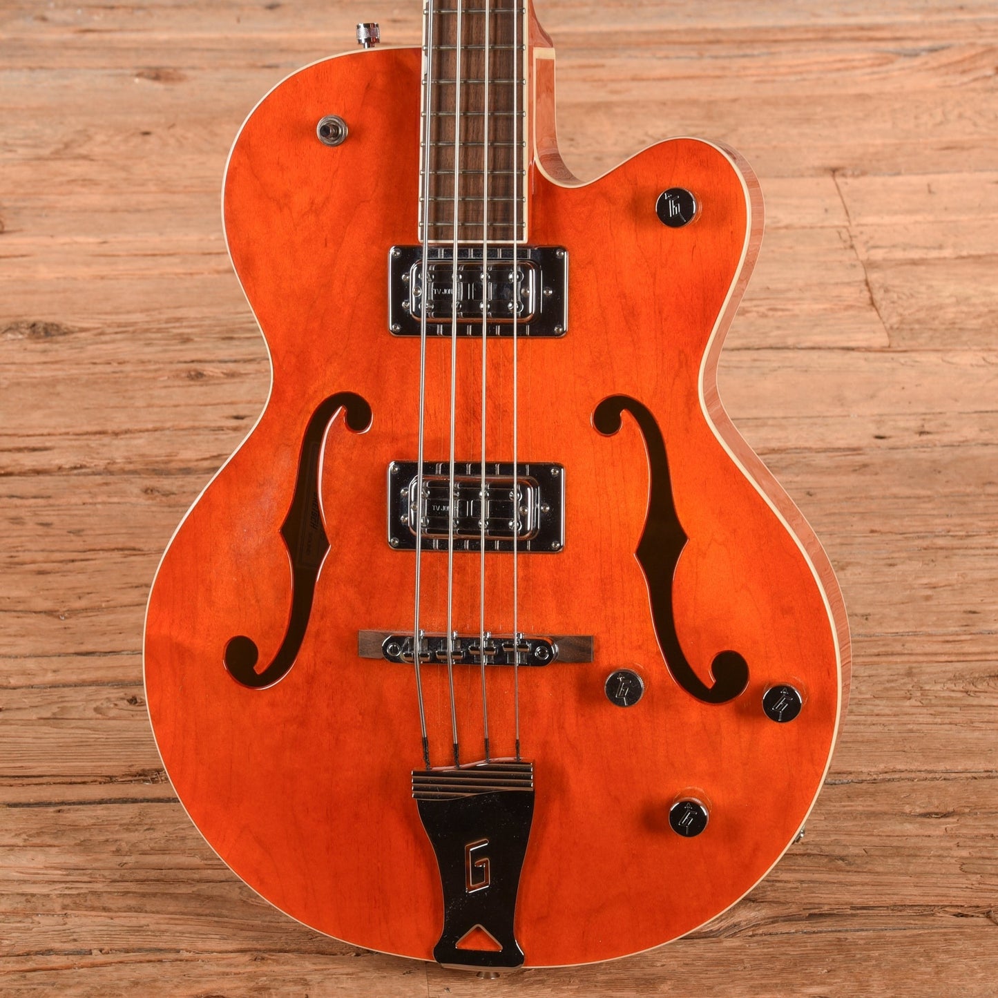 Gretsch G5123B Electromatic Hollow Body Bass Orange Stain 2010