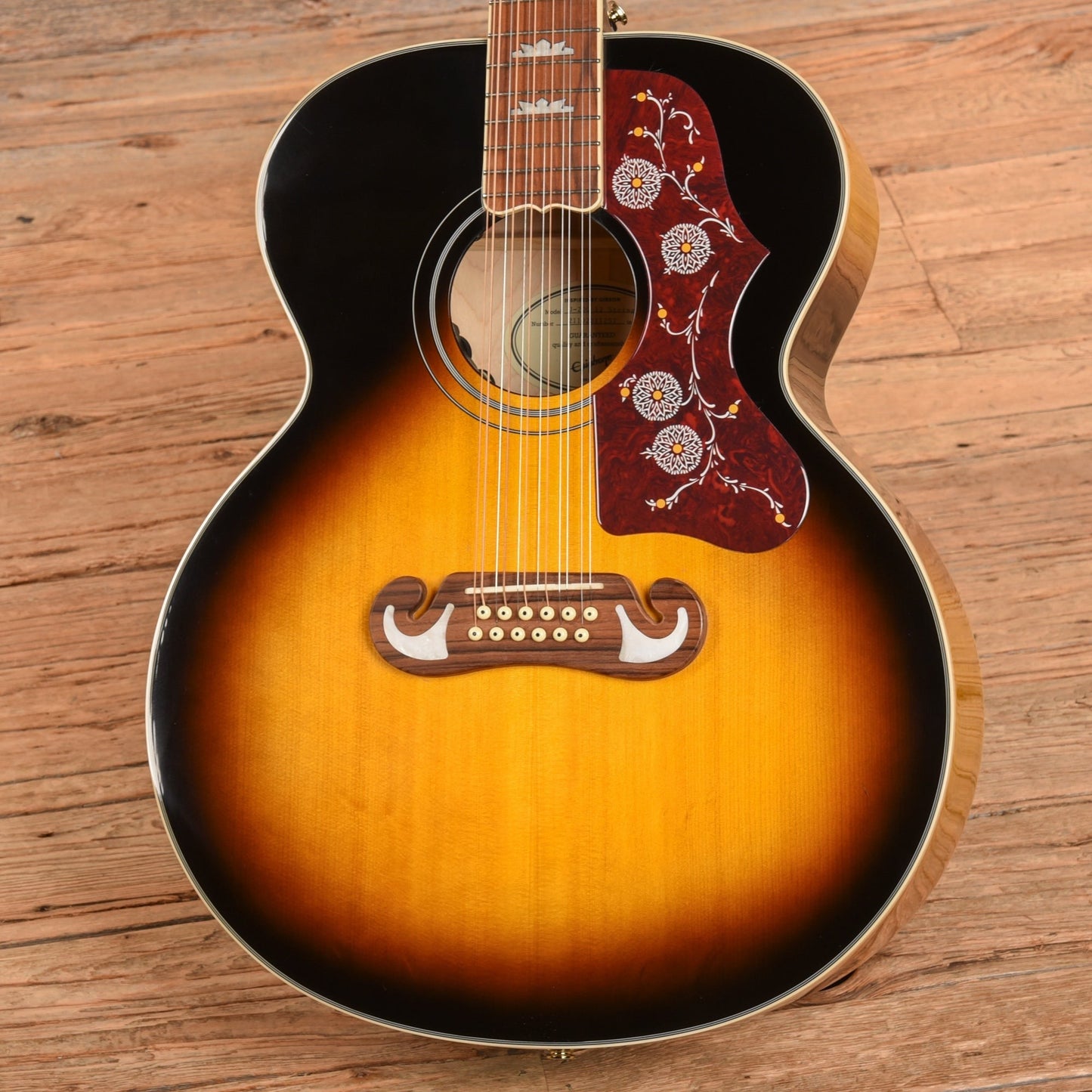 Epiphone J-200 12 String Sunburst - Dave Amato of REO Speedwagon