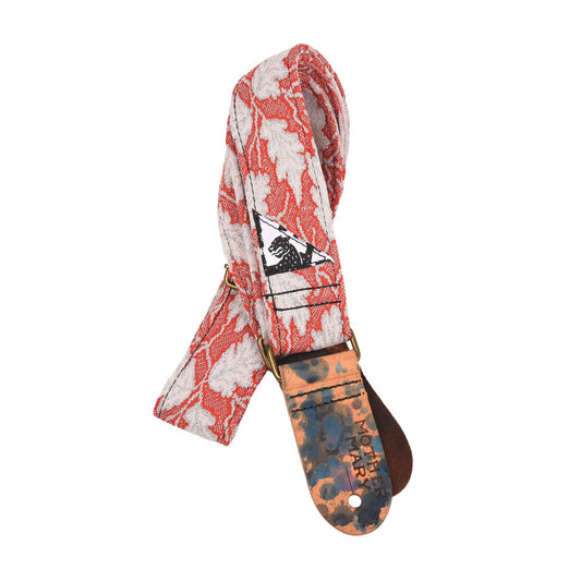Mother Mary "Red Leaf" Guitar Strap