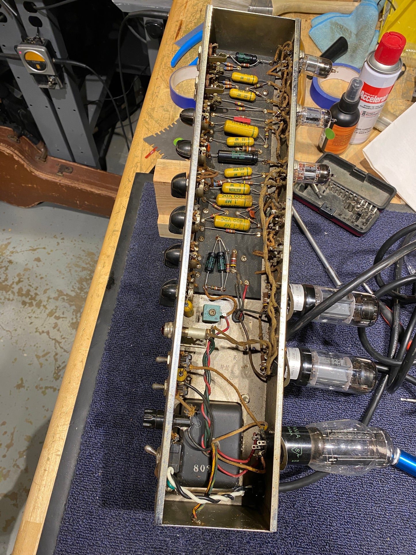 Fender Bassman 5F6A Gold Re-Tolex 1960