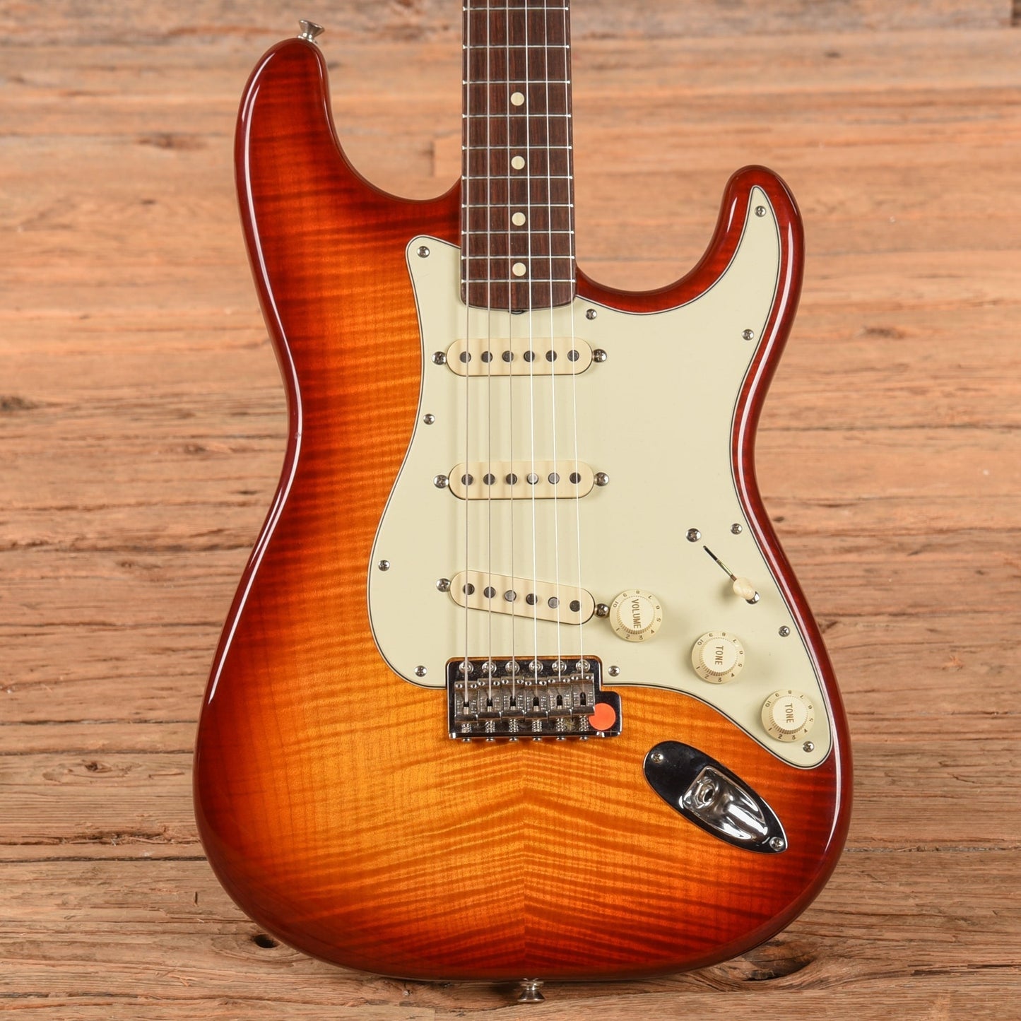 Fender Custom Shop 1960 FMT Stratocaster Reissue Aged Cherry Sunburst 1996