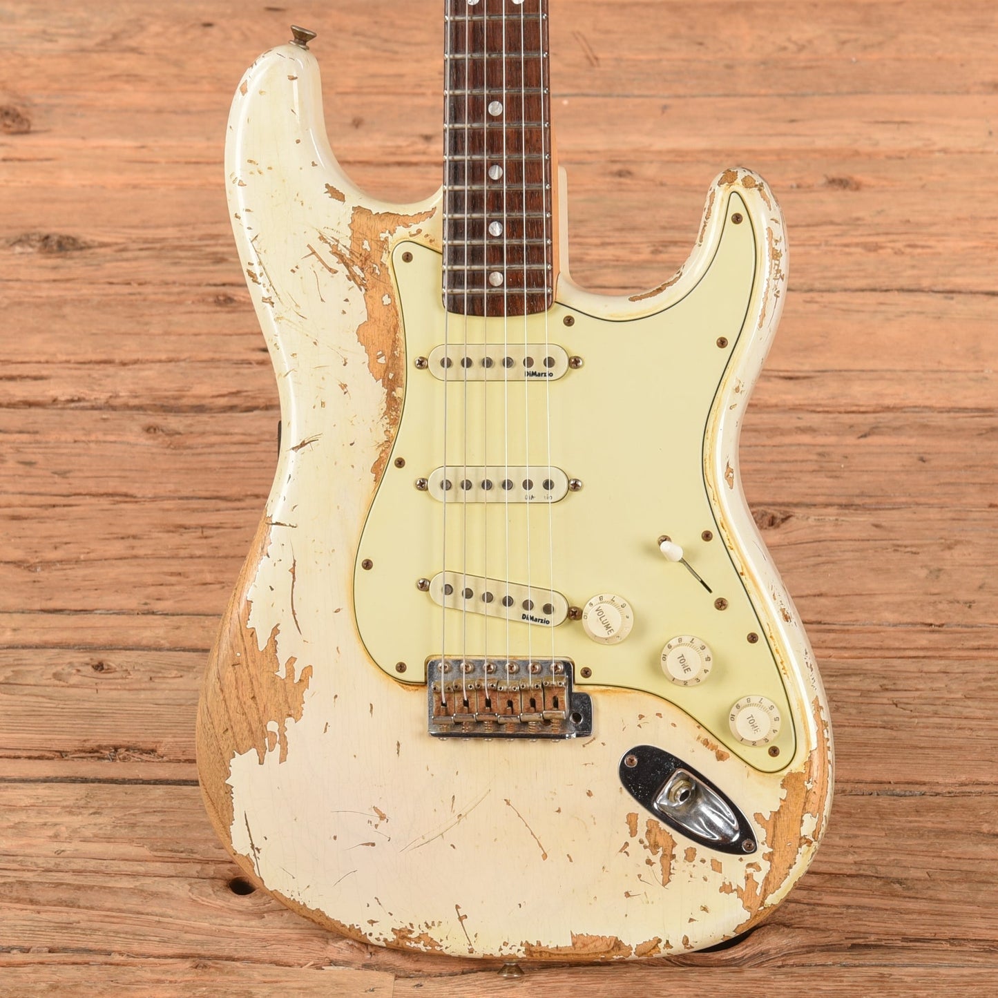 Fender Custom Shop Vintage Stratocaster Heavy Relic Olympic White 2009