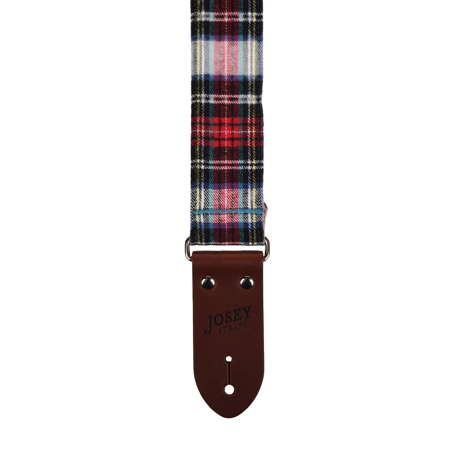 Josey Dad Plaid 2" Guitar Strap w/Saddle Ends and Cotton Backing