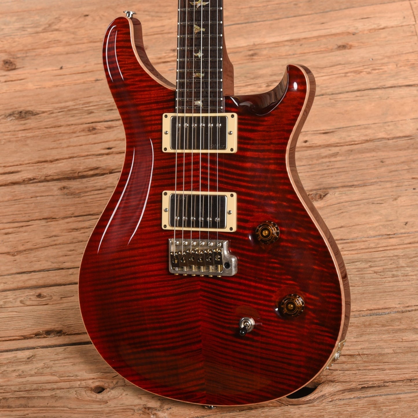 PRS Custom 24 10-Top Scarlet Red 2002