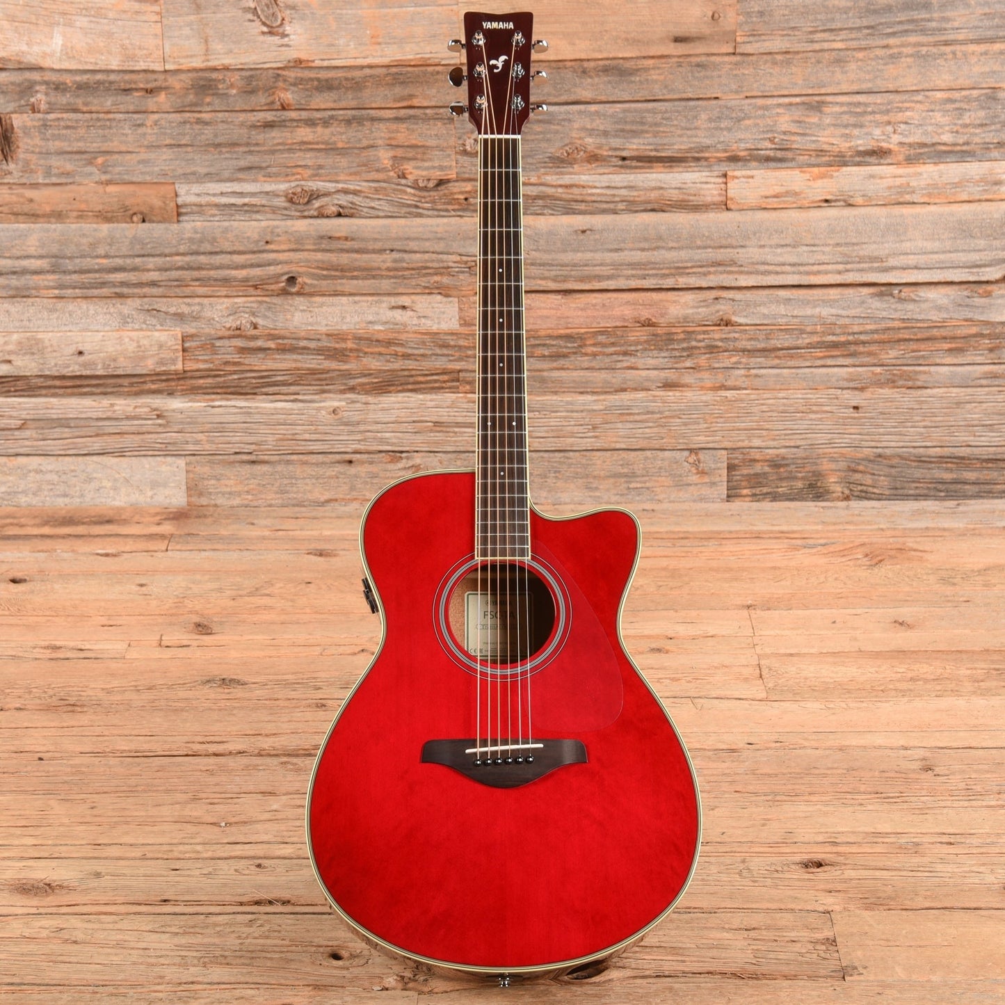 Yamaha FSC-TA TransAcoustic Concert Ruby Red 2017