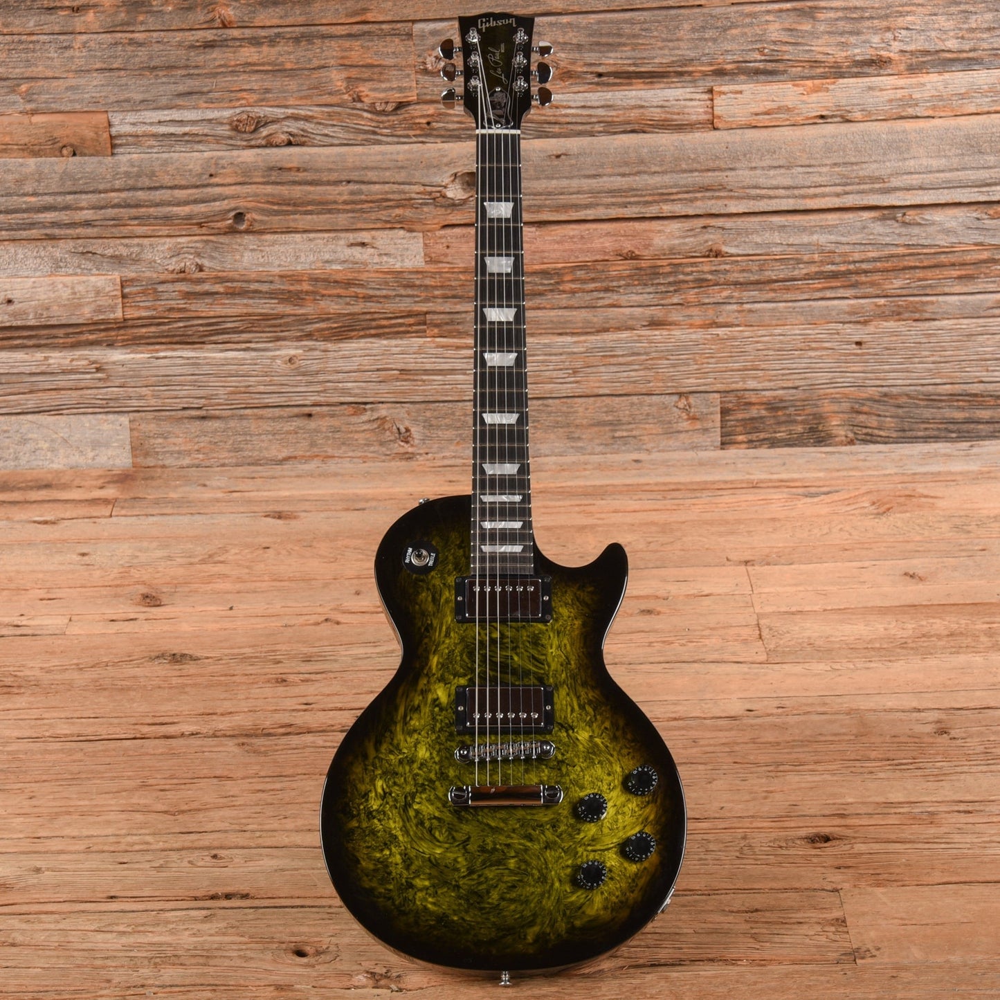 Gibson Les Paul Studio Swirl Green Swirl Burst 2011
