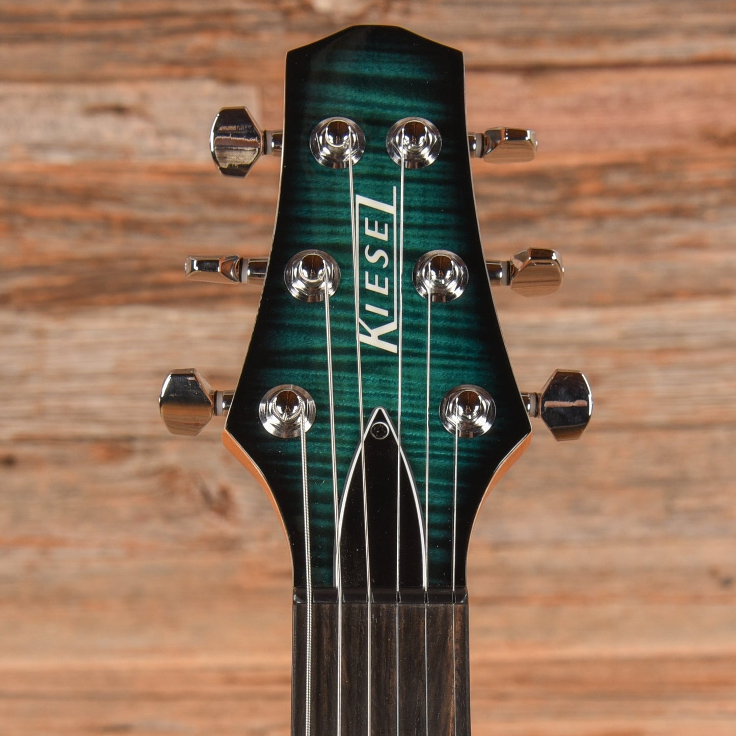 Kiesel CS6 Translucent Teal with Black Burst Edges 2022