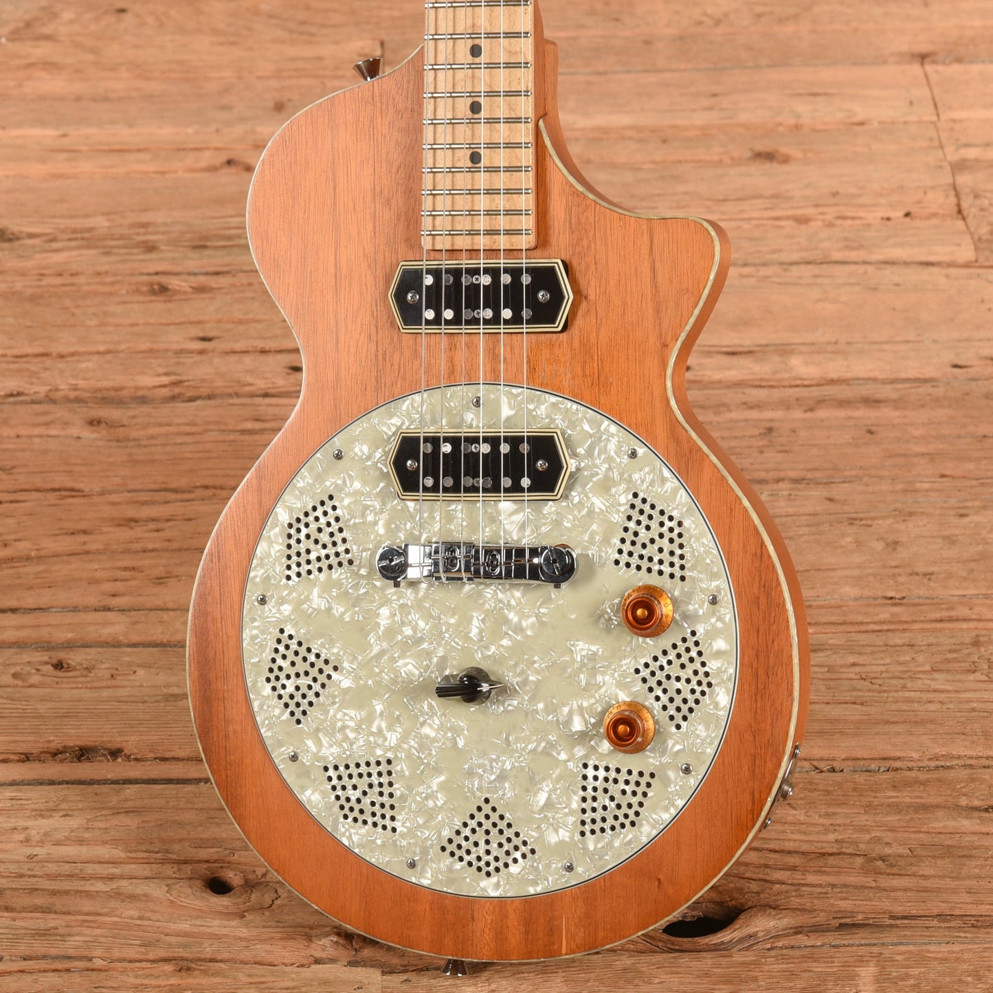 Chandler Lectraslide Resonator Guitar Natural