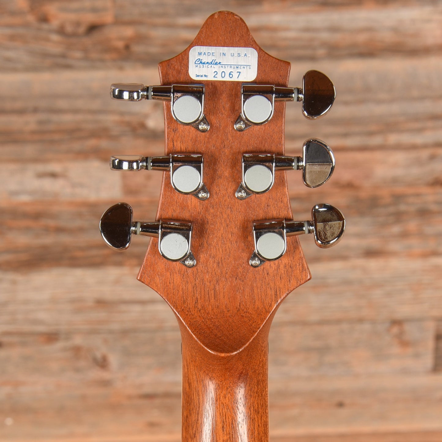 Chandler Lectraslide Resonator Guitar Natural