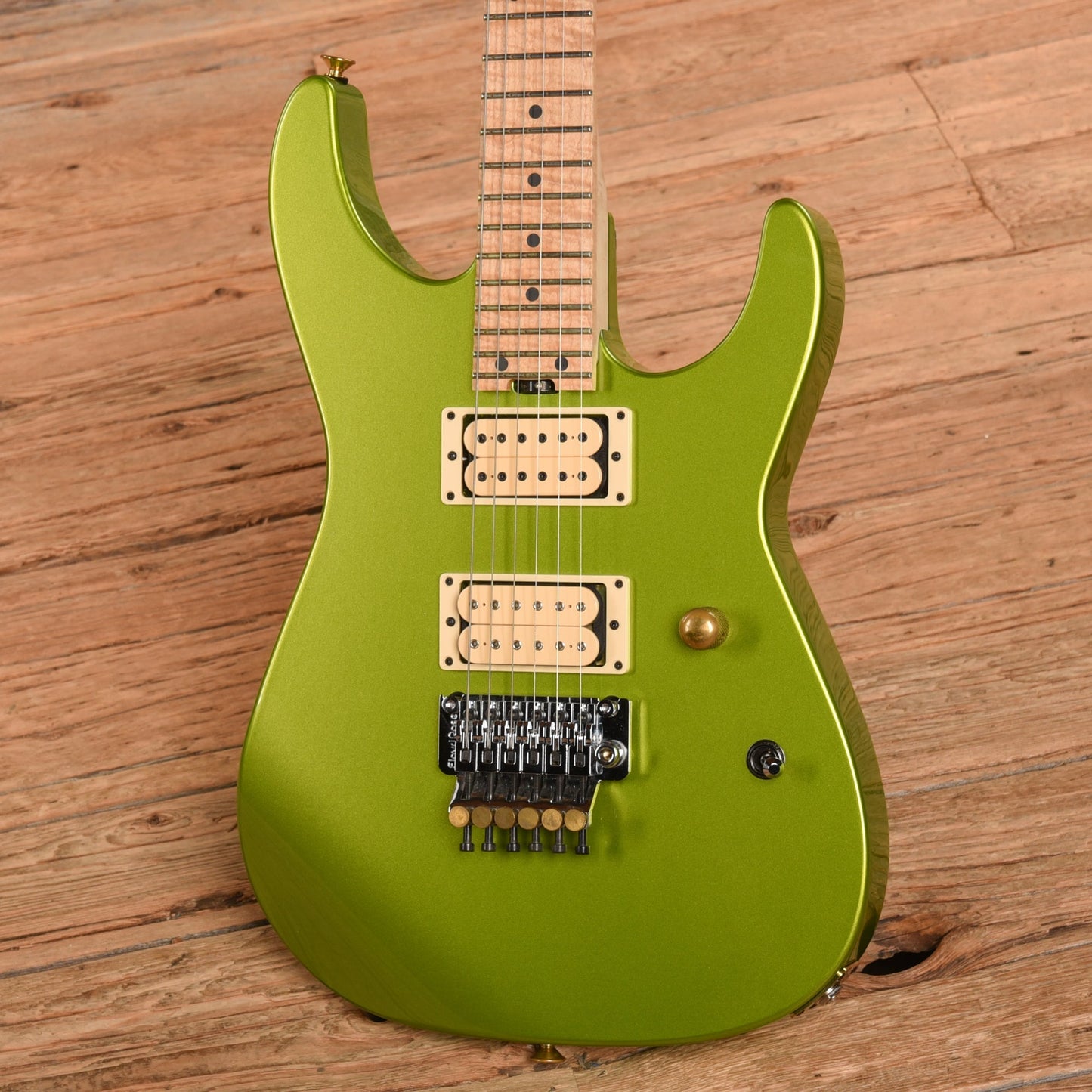 Charvel Custom Shop Dave Nichols Masterbuilt Dinky DK2H FR Lime Green Metallic 2021