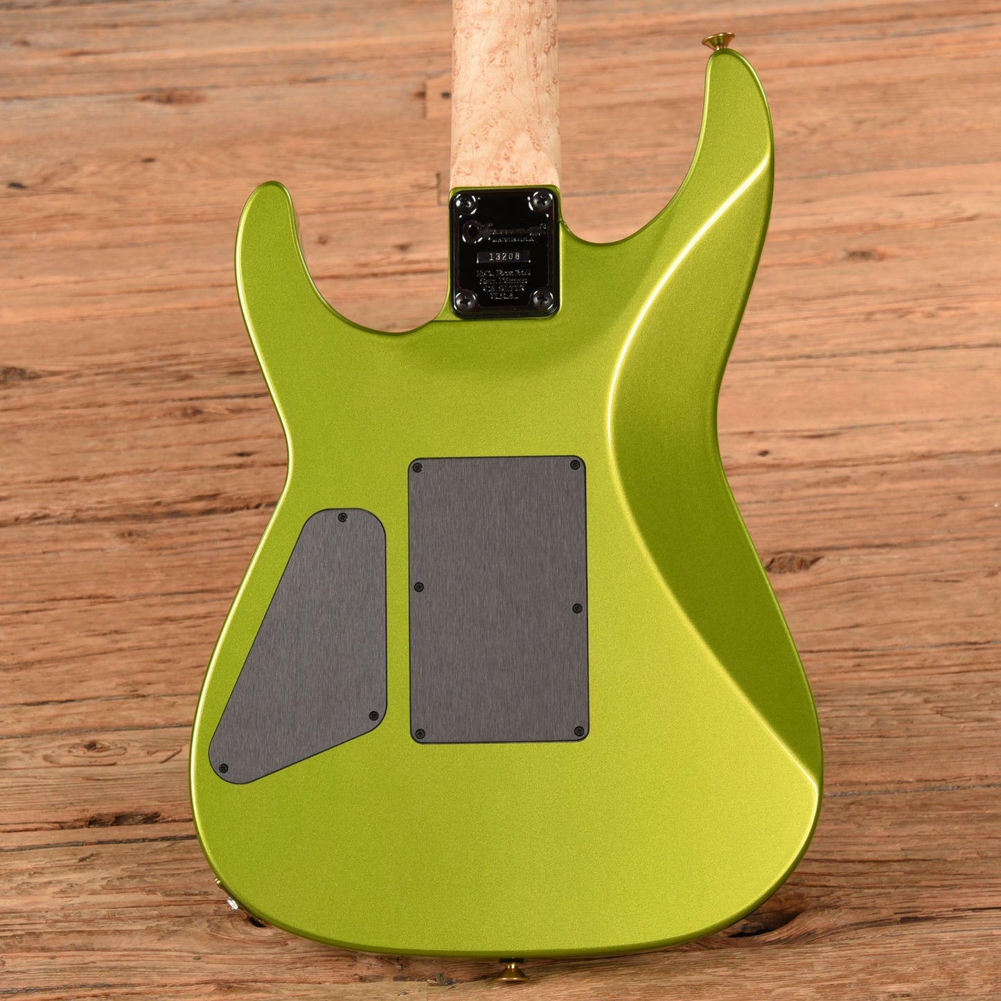 Charvel Custom Shop Dave Nichols Masterbuilt Dinky DK2H FR Lime Green Metallic 2021