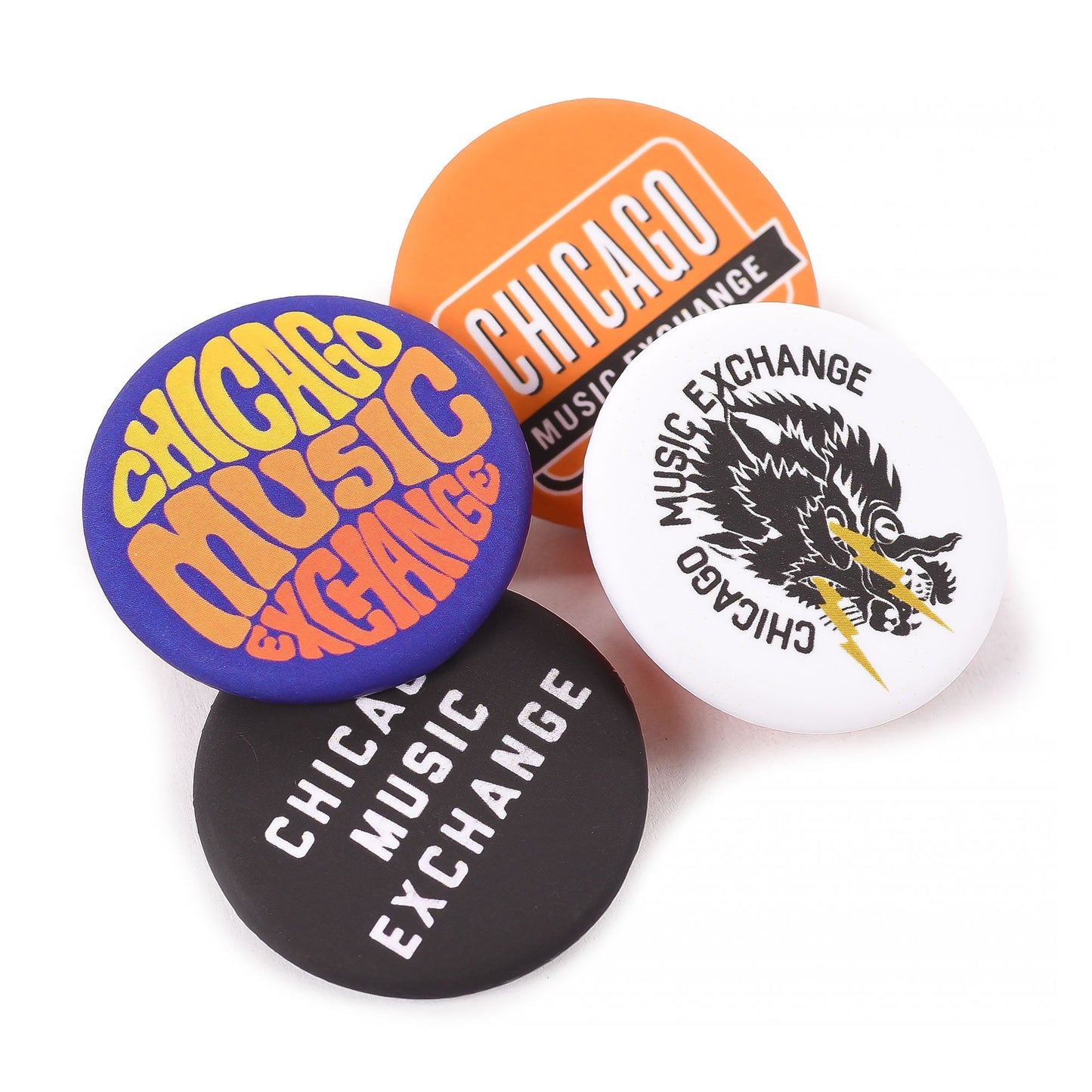 CME Classic Matte 1.25" Button Variety 4-Pack