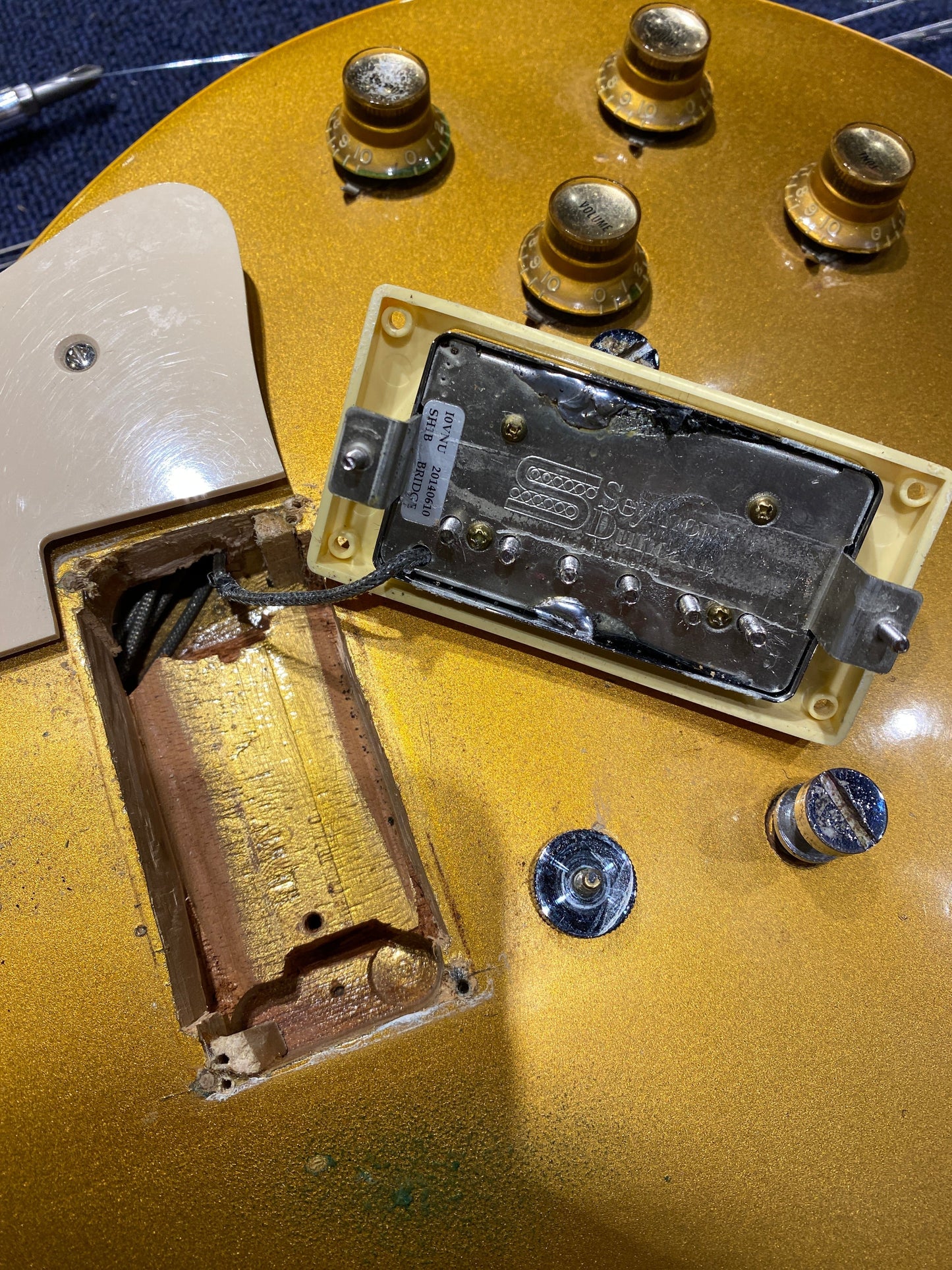 Gibson Les Paul Deluxe Goldtop 1973