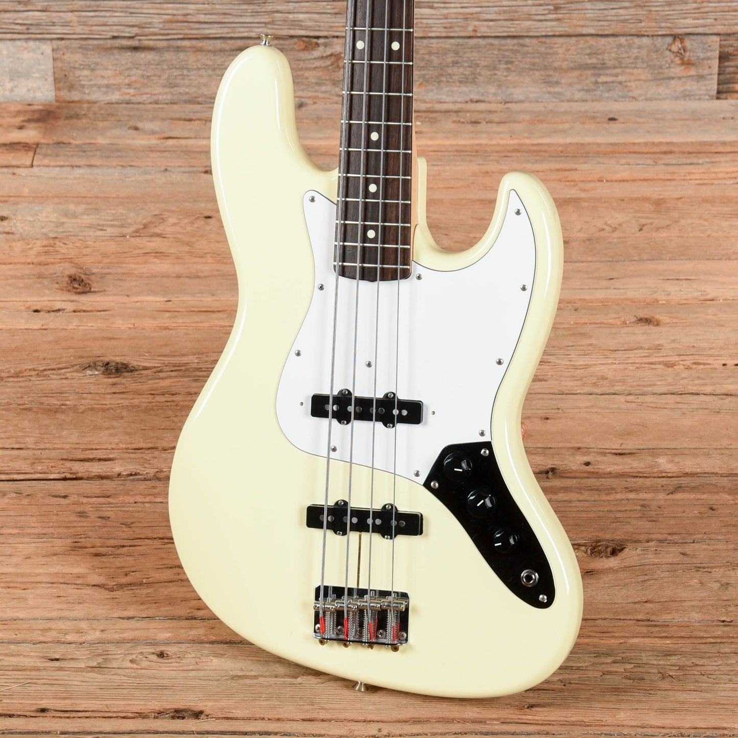 Fender Standard Jazz Bass MIJ Olympic White 1987