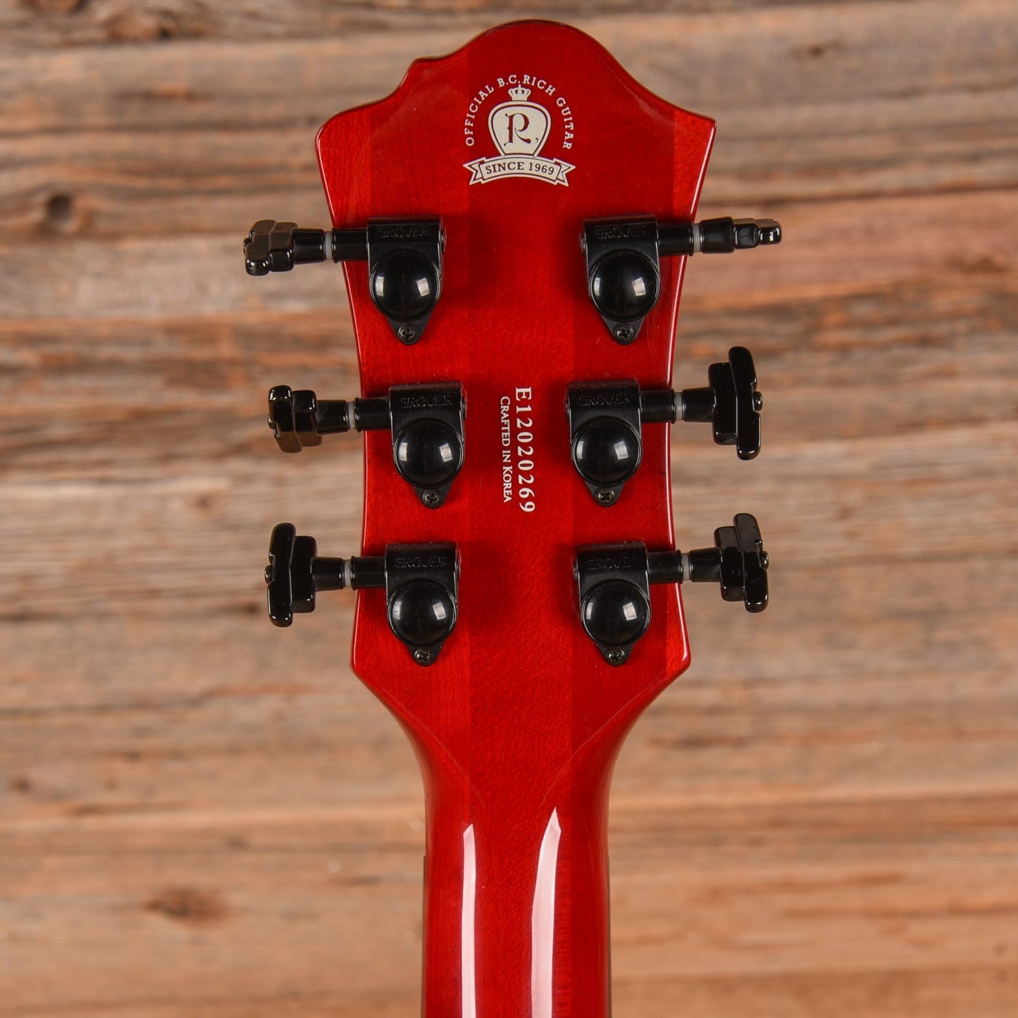 B.C. Rich Mockingbird ST Transparent Red
